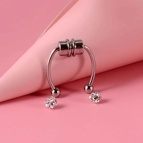 Nose Ring / Nose Stud / Nose Piercing Stylish Punk Trendy Women's Body Jewelry For Prom Birthday Party Geometrical Stainless Steel A Grade ABS Imitation Diamond Silver 1pc
Nose Ring / Nose Stud / Nose Piercing Stylish Punk Trendy Women's Body Jewelry For Prom Birthday Party Geometrical Stainless Steel A Grade ABS Imitation Diamond Silver 1pc