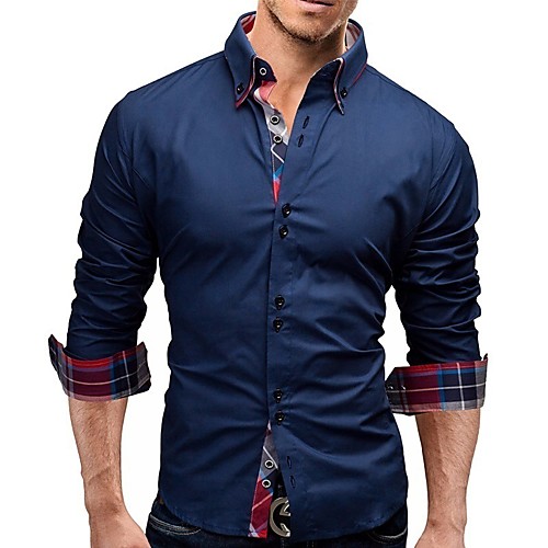 Men's Shirt Plain Solid Color Long Sleeve Street Tops Casual Soft Breathable Black / Red White Red
Men's Shirt Plain Solid Color Long Sleeve Street Tops Casual Soft Breathable Black / Red White Red