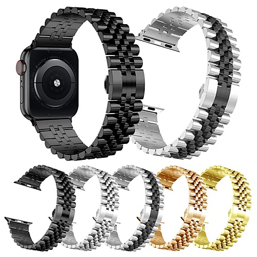 Smart Watch Band for Apple iWatch 1 pcs Classic Buckle Business Band Stainless Steel Replacement Wrist Strap for Apple Watch Series SE / 6/5/4/3/2/1 38mm 40mm 42mm 44mm
Smart Watch Band for Apple iWatch 1 pcs Classic Buckle Business Band Stainless Steel Replacement Wrist Strap for Apple Watch Series SE / 6/5/4/3/2/1 38mm 40mm 42mm 44mm