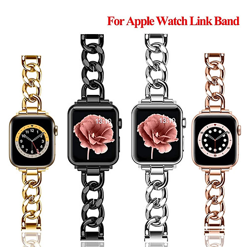 Smart Watch Band for Apple Watch 6 5 SE 4 Band 38mm 42mm 44mm 40mm Correa Bracelet Belt For iWatch 3 2 1 Chain Watch band Jewelry Design Zinc alloy Replacement Wrist Strap
Smart Watch Band for Apple Watch 6 5 SE 4 Band 38mm 42mm 44mm 40mm Correa Bracelet Belt For iWatch 3 2 1 Chain Watch band Jewelry Design Zinc alloy Replacement Wrist Strap