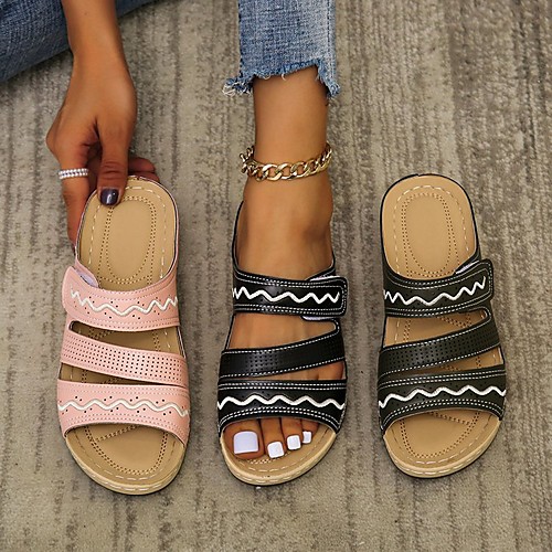 Women's Sandals Flat Heel Round Toe Rubber Solid Colored Dark Green Pink Black
Women's Sandals Flat Heel Round Toe Rubber Solid Colored Dark Green Pink Black