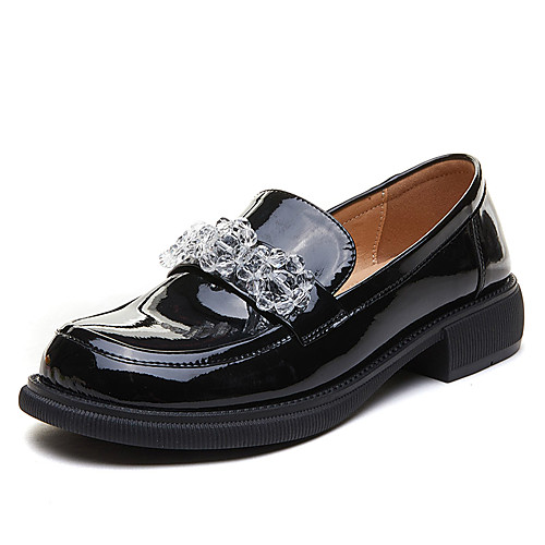 Women's Oxfords Flat Heel Round Toe Booties Ankle Boots Daily Home PU Rhinestone Flower Solid Colored Black Beige
Women's Oxfords Flat Heel Round Toe Booties Ankle Boots Daily Home PU Rhinestone Flower Solid Colored Black Beige
