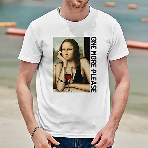 Men's Unisex Tee T shirt Shirt Hot Stamping Graphic Prints Oil Painting Print Short Sleeve Casual Tops Cotton Basic Designer Big and Tall White
Men's Unisex Tee T shirt Shirt Hot Stamping Graphic Prints Oil Painting Print Short Sleeve Casual Tops Cotton Basic Designer Big and Tall White