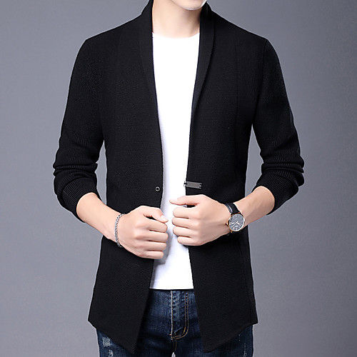 Men's Stylish Vintage Style Knitted Solid Color Cardigan Long Sleeve Sweater Cardigans V Neck Fall Winter Gray Green Black
Men's Stylish Vintage Style Knitted Solid Color Cardigan Long Sleeve Sweater Cardigans V Neck Fall Winter Gray Green Black