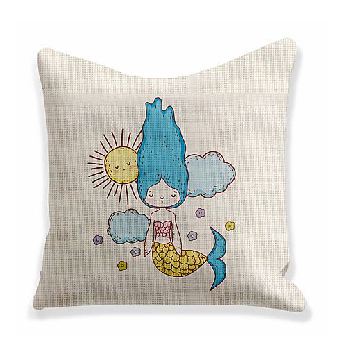Mermaid Double Side Cushion Cover 1PC Soft Decorative Square Throw Pillow Cover Cushion Case Pillowcase for Bedroom Livingroom Superior Quality Machine Washable Outdoor Cushion for Sofa Couch Bed Chair 
Mermaid Double Side Cushion Cover 1PC Soft Decorative Square Throw Pillow Cover Cushion Case Pillowcase for Bedroom Livingroom Superior Quality Machine Washable Outdoor Cushion for Sofa Couch Bed Chair