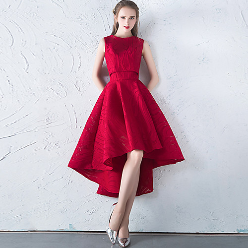 A-Line Elegant Floral Party Wear Cocktail Party Dress Jewel Neck Sleeveless Asymmetrical Tulle with Pleats Pattern / Print 2021
A-Line Elegant Floral Party Wear Cocktail Party Dress Jewel Neck Sleeveless Asymmetrical Tulle with Pleats Pattern / Print 2021
