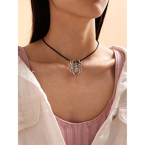 Women's Necklace Classic Spiders Classic Modern Punk Trendy Alloy Silver 40 cm Necklace Jewelry 1pc For Party Evening Street Prom Birthday Party Festival
Women's Necklace Classic Spiders Classic Modern Punk Trendy Alloy Silver 40 cm Necklace Jewelry 1pc For Party Evening Street Prom Birthday Party Festival