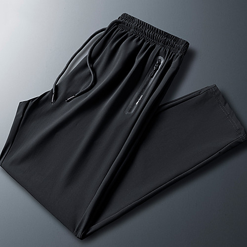 Men's Sporty Casual Breathable Soft Daily Sports Pants Chinos Pants Solid Color Full Length Zipper Pocket Elastic Waist Black
Men's Sporty Casual Breathable Soft Daily Sports Pants Chinos Pants Solid Color Full Length Zipper Pocket Elastic Waist Black