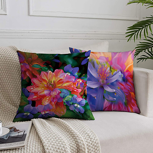 Flower Portrait Double Side Cushion Cover 2PC Soft Decorative Square Throw Pillow Cover Cushion Case Pillowcase for Bedroom Livingroom Superior Quality Machine Washable Outdoor Cushion for Sofa Couch Bed Chair
Flower Portrait Double Side Cushion Cover 2PC Soft Decorative Square Throw Pillow Cover Cushion Case Pillowcase for Bedroom Livingroom Superior Quality Machine Washable Outdoor Cushion for Sofa Couch Bed Chair