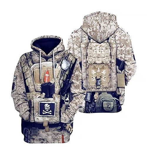 Inspired by Cosplay Army Cosplay Costume Hoodie Terylene Graphic Printing Harajuku Graphic Hoodie For Women's / Men's
Inspired by Cosplay Army Cosplay Costume Hoodie Terylene Graphic Printing Harajuku Graphic Hoodie For Women's / Men's