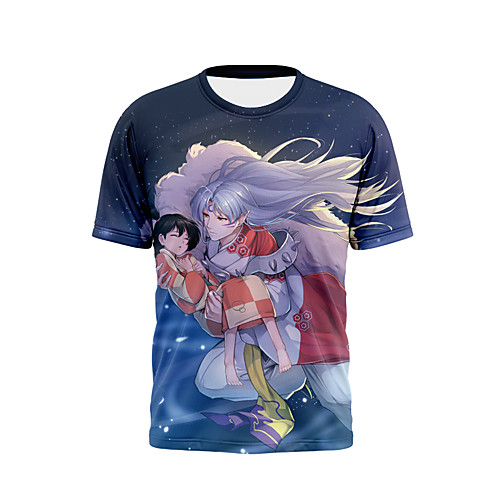 Inspired by InuYasha Cosplay Anime Cartoon 100% Polyester Print 3D Harajuku Graphic T-shirt For Women's / Men's
Inspired by InuYasha Cosplay Anime Cartoon 100% Polyester Print 3D Harajuku Graphic T-shirt For Women's / Men's