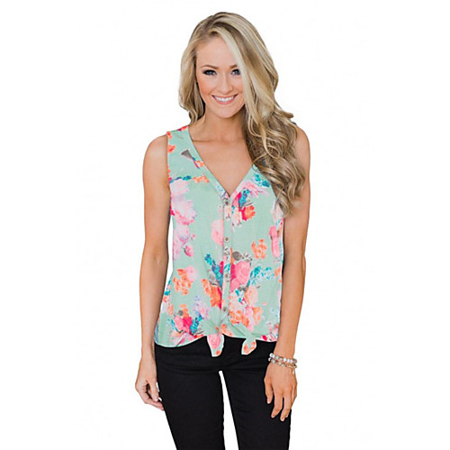 Women's Tank Top Vest Leopard Flower Print V Neck Basic Streetwear Tops Blue Green
Women's Tank Top Vest Leopard Flower Print V Neck Basic Streetwear Tops Blue Green
