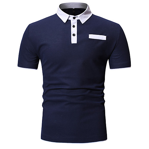 Men's Golf Shirt T shirt non-printing Color Block Short Sleeve Daily Tops Comfortable White Black Navy Blue
Men's Golf Shirt T shirt non-printing Color Block Short Sleeve Daily Tops Comfortable White Black Navy Blue