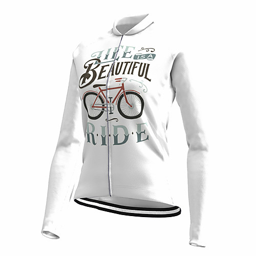 21Grams Women's Long Sleeve Cycling Jersey Spandex White Bike Top Mountain Bike MTB Road Bike Cycling Quick Dry Moisture Wicking Sports Clothing Apparel / Stretchy / Athleisure
21Grams Women's Long Sleeve Cycling Jersey Spandex White Bike Top Mountain Bike MTB Road Bike Cycling Quick Dry Moisture Wicking Sports Clothing Apparel / Stretchy / Athleisure