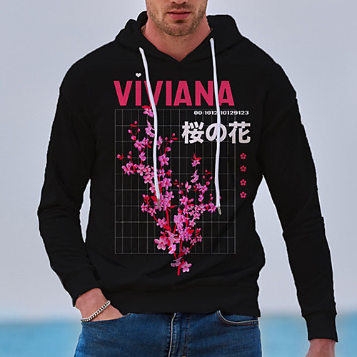 Men's Unisex Hoodie Graphic Prints Flower Print Daily Sports 3D Print 3D Print Casual Hoodies Sweatshirts Black
Men's Unisex Hoodie Graphic Prints Flower Print Daily Sports 3D Print 3D Print Casual Hoodies Sweatshirts Black