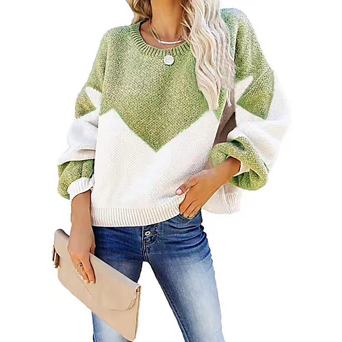 Women's Plaid / Check Sweater Long Sleeve Sweater Cardigans Round Neck Water Blue Purple Blushing Pink
Women's Plaid / Check Sweater Long Sleeve Sweater Cardigans Round Neck Water Blue Purple Blushing Pink