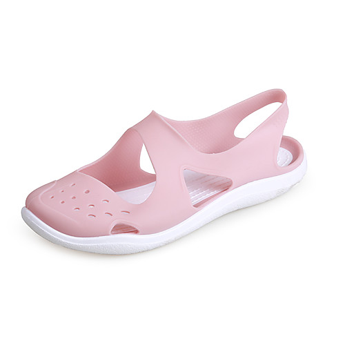 Women's Sandals Flat Heel Round Toe Booties Ankle Boots Daily Home PVC Solid Colored Almond Blue Pink
Women's Sandals Flat Heel Round Toe Booties Ankle Boots Daily Home PVC Solid Colored Almond Blue Pink