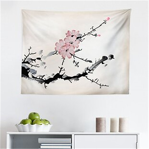 Chinese Ink Painting Style Wall Tapestry Art Decor Blanket Curtain Hanging Home Bedroom Living Room Decoration Polyester
Chinese Ink Painting Style Wall Tapestry Art Decor Blanket Curtain Hanging Home Bedroom Living Room Decoration Polyester