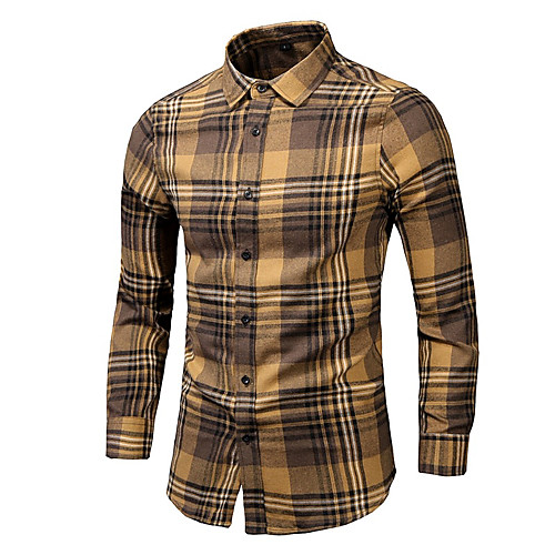 Men's Shirt Other Prints Striped Plus Size Long Sleeve Casual Tops Casual Soft Breathable Brown
Men's Shirt Other Prints Striped Plus Size Long Sleeve Casual Tops Casual Soft Breathable Brown