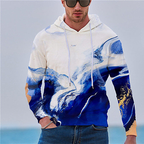 Men's Unisex Hoodie Graphic Prints Spray Print Daily Sports 3D Print 3D Print Casual Hoodies Sweatshirts Blue
Men's Unisex Hoodie Graphic Prints Spray Print Daily Sports 3D Print 3D Print Casual Hoodies Sweatshirts Blue
