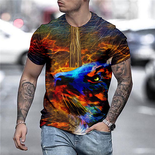 Men's Unisex Tee T shirt Shirt 3D Print Graphic Prints Flame Print Short Sleeve Daily Tops Casual Designer Big and Tall Orange
Men's Unisex Tee T shirt Shirt 3D Print Graphic Prints Flame Print Short Sleeve Daily Tops Casual Designer Big and Tall Orange