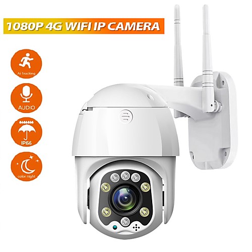1080P CCTV Camera WIFI 4G Sim Card Wireless PTZ IP Camera 2MP HD Security Outdoor Surveillance Two Way Audio CamHi
1080P CCTV Camera WIFI 4G Sim Card Wireless PTZ IP Camera 2MP HD Security Outdoor Surveillance Two Way Audio CamHi
