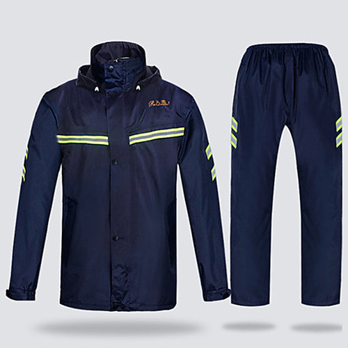 Men's Rain Suit Rain Jacket Pants Hoodie Jacket Outdoor Reflective Waterproof Windproof Breathable Stain Resistant Clothing Suit Fishing Camping & Hiking Work Dark Navy
Men's Rain Suit Rain Jacket Pants Hoodie Jacket Outdoor Reflective Waterproof Windproof Breathable Stain Resistant Clothing Suit Fishing Camping & Hiking Work Dark Navy