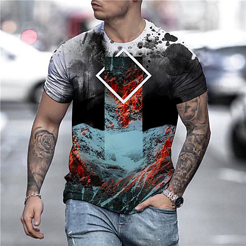 Men's Unisex Tee T shirt Shirt 3D Print Graphic Prints Flame Print Short Sleeve Daily Tops Casual Designer Big and Tall Black
Men's Unisex Tee T shirt Shirt 3D Print Graphic Prints Flame Print Short Sleeve Daily Tops Casual Designer Big and Tall Black