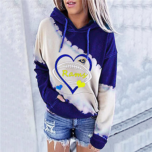Women's Hoodie Sweatshirt Heart Color Block Text Front Pocket Print Daily Sports Hot Stamping Sportswear Streetwear Hoodies Sweatshirts Blue Purple Royal Blue
Women's Hoodie Sweatshirt Heart Color Block Text Front Pocket Print Daily Sports Hot Stamping Sportswear Streetwear Hoodies Sweatshirts Blue Purple Royal Blue