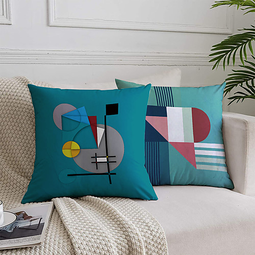 Geometric Double Side Cushion Cover 2PC Soft Decorative Square Throw Pillow Cover Cushion Case Pillowcase for Bedroom Livingroom Superior Quality Machine Washable Outdoor Cushion for Sofa Couch Bed Chair
Geometric Double Side Cushion Cover 2PC Soft Decorative Square Throw Pillow Cover Cushion Case Pillowcase for Bedroom Livingroom Superior Quality Machine Washable Outdoor Cushion for Sofa Couch Bed Chair