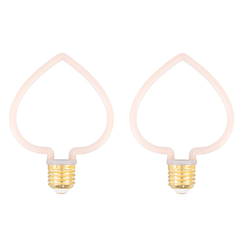 LED Globe Bulbs 2pcs 4W 360 lm E26 E27 1 LED Beads COB Dimmable Decorative Soft Filament Warm Yellow 85-265 V
LED Globe Bulbs 2pcs 4W 360 lm E26 E27 1 LED Beads COB Dimmable Decorative Soft Filament Warm Yellow 85-265 V