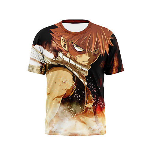Inspired by Fairy Tail Cosplay Anime Cartoon 100% Polyester Print 3D Harajuku Graphic T-shirt For Women's / Men's
Inspired by Fairy Tail Cosplay Anime Cartoon 100% Polyester Print 3D Harajuku Graphic T-shirt For Women's / Men's