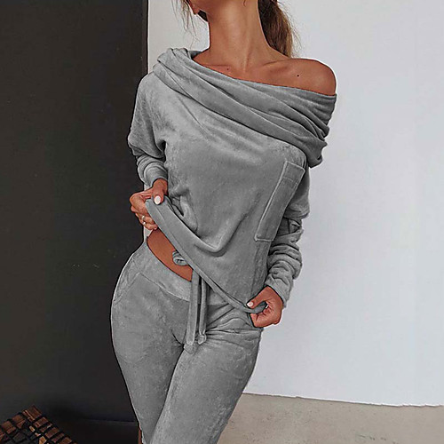 Women's Plain Activewear Home Two Piece Set Hoodie Loungewear Jogger Pants Tops
Women's Plain Activewear Home Two Piece Set Hoodie Loungewear Jogger Pants Tops
