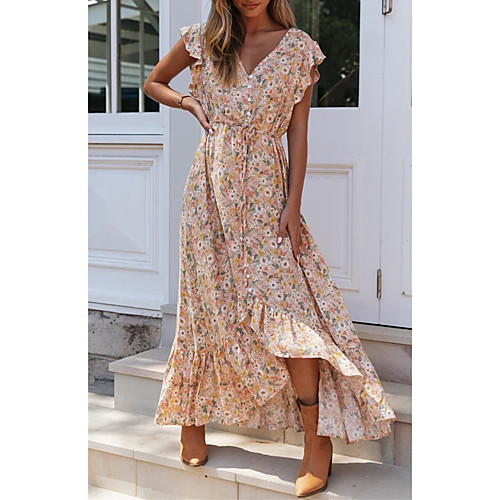 Women's Swing Dress Maxi long Dress Orange Sleeveless Flower Spring Summer Casual 2021 S M L XL
Women's Swing Dress Maxi long Dress Orange Sleeveless Flower Spring Summer Casual 2021 S M L XL