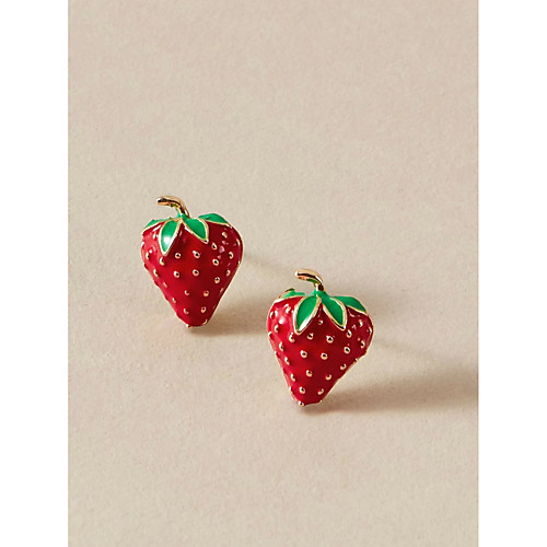 Strawberry Stud Earrings Earrings Classic Strawberry Simple Romantic Cute Sweet Earrings Jewelry Red For Gift Date Vacation Beach 1 Pair
Strawberry Stud Earrings Earrings Classic Strawberry Simple Romantic Cute Sweet Earrings Jewelry Red For Gift Date Vacation Beach 1 Pair