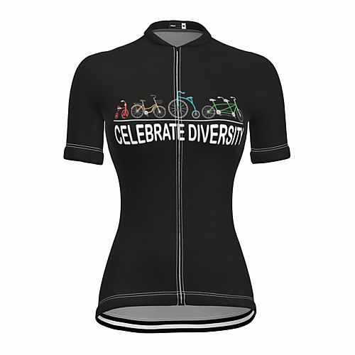 21Grams Women's Short Sleeve Cycling Jersey Summer Spandex Black Bike Top Mountain Bike MTB Road Bike Cycling Quick Dry Moisture Wicking Sports Clothing Apparel / Stretchy / Athleisure
21Grams Women's Short Sleeve Cycling Jersey Summer Spandex Black Bike Top Mountain Bike MTB Road Bike Cycling Quick Dry Moisture Wicking Sports Clothing Apparel / Stretchy / Athleisure