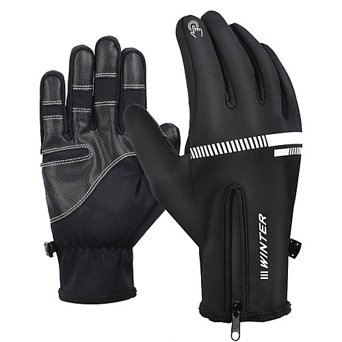 Winter Bike Gloves / Cycling Gloves Touch Gloves Reflective Wearable Skidproof Wicking Full Finger Gloves Sports Gloves Black for Adults' Outdoor Exercise Cycling / Bike
Winter Bike Gloves / Cycling Gloves Touch Gloves Reflective Wearable Skidproof Wicking Full Finger Gloves Sports Gloves Black for Adults' Outdoor Exercise Cycling / Bike