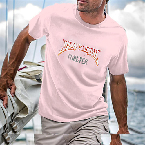 Men's Unisex Tee T shirt Shirt Hot Stamping Graphic Prints Letter Short Sleeve Casual Tops Cotton Basic Fashion Designer Big and Tall Blue Yellow Blushing Pink
Men's Unisex Tee T shirt Shirt Hot Stamping Graphic Prints Letter Short Sleeve Casual Tops Cotton Basic Fashion Designer Big and Tall Blue Yellow Blushing Pink