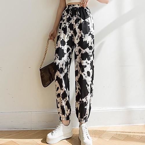 Women's Fashion Streetwear Comfort Casual Weekend Jogger Pants Tie Dye Graphic Prints Ankle-Length Elastic Drawstring Design Print Gray White Black Dark Gray
Women's Fashion Streetwear Comfort Casual Weekend Jogger Pants Tie Dye Graphic Prints Ankle-Length Elastic Drawstring Design Print Gray White Black Dark Gray