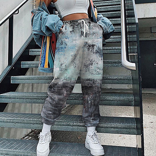 Women's Streetwear Sweatpants Comfort Going out Weekend Jogger Pants Abstract Graffiti Full Length Elastic Drawstring Design Print Gray
Women's Streetwear Sweatpants Comfort Going out Weekend Jogger Pants Abstract Graffiti Full Length Elastic Drawstring Design Print Gray