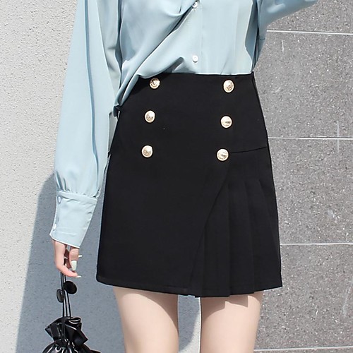 Women's Homecoming Weekend Basic Streetwear Short Skirts Solid Colored Pleated Khaki Black Beige
Women's Homecoming Weekend Basic Streetwear Short Skirts Solid Colored Pleated Khaki Black Beige