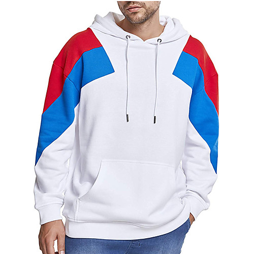 Men's Hoodie Color Block Casual Daily Holiday Sportswear Casual Hoodies Sweatshirts White Black
Men's Hoodie Color Block Casual Daily Holiday Sportswear Casual Hoodies Sweatshirts White Black