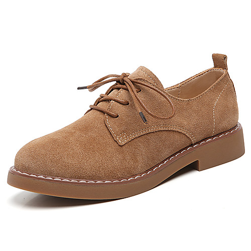 Women's Oxfords Flat Heel Round Toe Booties Ankle Boots Daily Work Suede Solid Colored Khaki Black Brown
Women's Oxfords Flat Heel Round Toe Booties Ankle Boots Daily Work Suede Solid Colored Khaki Black Brown