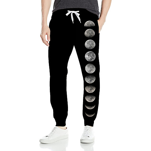 Men's Stylish Casual Outdoor Sports Casual Daily Pants Sweatpants Pants Moon Full Length Drawstring Print Black
Men's Stylish Casual Outdoor Sports Casual Daily Pants Sweatpants Pants Moon Full Length Drawstring Print Black