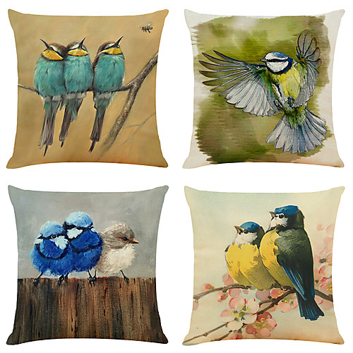 Bird Double Side Cushion Cover 4PC Soft Decorative Square Throw Pillow Cover Cushion Case Pillowcase for Bedroom Livingroom Superior Quality Machine Washable Outdoor Indoor Cushion for Sofa Couch Bed Chair
Bird Double Side Cushion Cover 4PC Soft Decorative Square Throw Pillow Cover Cushion Case Pillowcase for Bedroom Livingroom Superior Quality Machine Washable Outdoor Indoor Cushion for Sofa Couch Bed Chair
