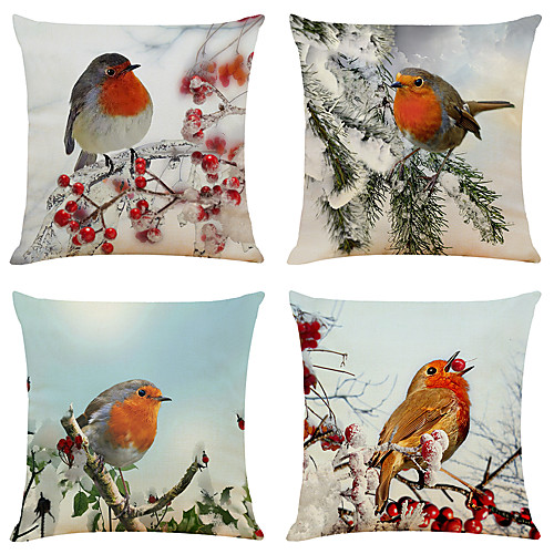 Cute Birds Double Side Cushion Cover 4PC Soft Decorative Square Throw Pillow Cover Cushion Case Pillowcase for Bedroom Livingroom Superior Quality Machine Washable Outdoor Indoor Cushion for Sofa Couch Bed Chair
Cute Birds Double Side Cushion Cover 4PC Soft Decorative Square Throw Pillow Cover Cushion Case Pillowcase for Bedroom Livingroom Superior Quality Machine Washable Outdoor Indoor Cushion for Sofa Couch Bed Chair