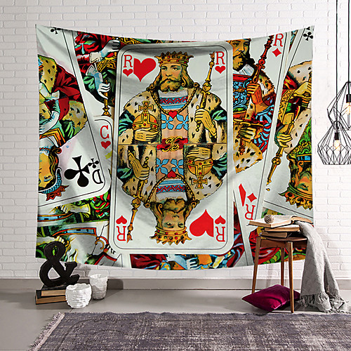 Poker Card Wall Tapestry Art Decor Blanket Curtain Hanging Home Bedroom Living Room Decoration Polyester
Poker Card Wall Tapestry Art Decor Blanket Curtain Hanging Home Bedroom Living Room Decoration Polyester