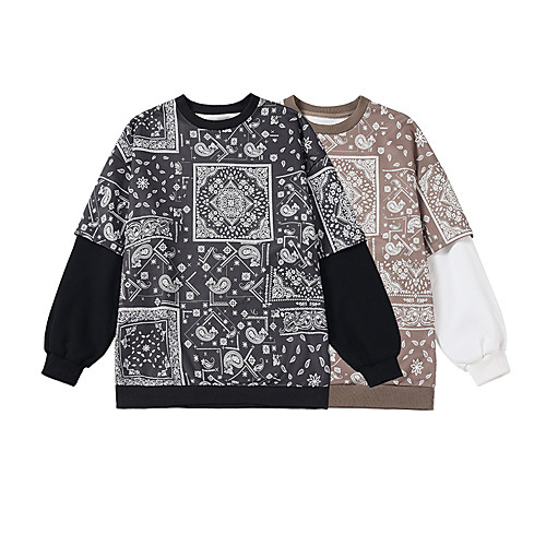 Men's Sweatshirt Tribal Flower Casual Daily Holiday Sportswear Casual Hoodies Sweatshirts Gray Black
Men's Sweatshirt Tribal Flower Casual Daily Holiday Sportswear Casual Hoodies Sweatshirts Gray Black
