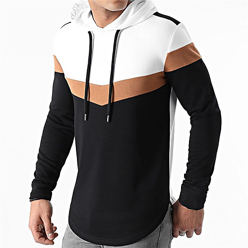 Men's Hoodie Color Block Casual Daily Holiday Sportswear Casual Hoodies Sweatshirts Green White Black
Men's Hoodie Color Block Casual Daily Holiday Sportswear Casual Hoodies Sweatshirts Green White Black