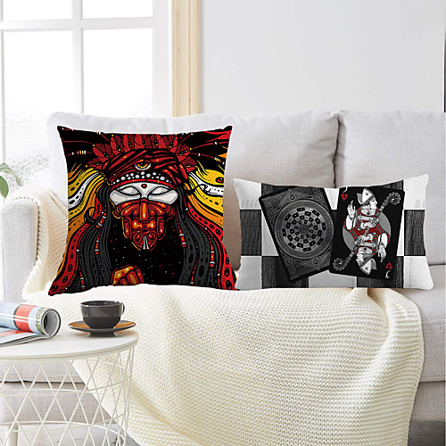 Poker Double Side Cushion Cover 2PC Soft Decorative Square Throw Pillow Cover Cushion Case Pillowcase for Bedroom Livingroom Superior Quality Machine Washable Outdoor Indoor Cushion for Sofa Couch Bed Chair
Poker Double Side Cushion Cover 2PC Soft Decorative Square Throw Pillow Cover Cushion Case Pillowcase for Bedroom Livingroom Superior Quality Machine Washable Outdoor Indoor Cushion for Sofa Couch Bed Chair
